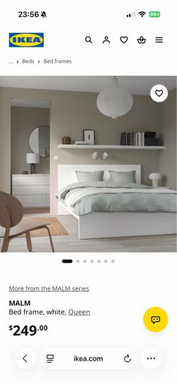 IKEA MALM Bed Frame, Queen