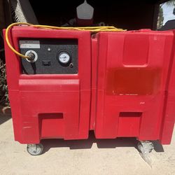 Commercial 2000 CFM HEPA Air Scrubber - Portable on Wheels