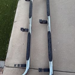 Toyota Tacoma Chrome OEM TRD Pro Side Steps 2005-2023 Double Cab