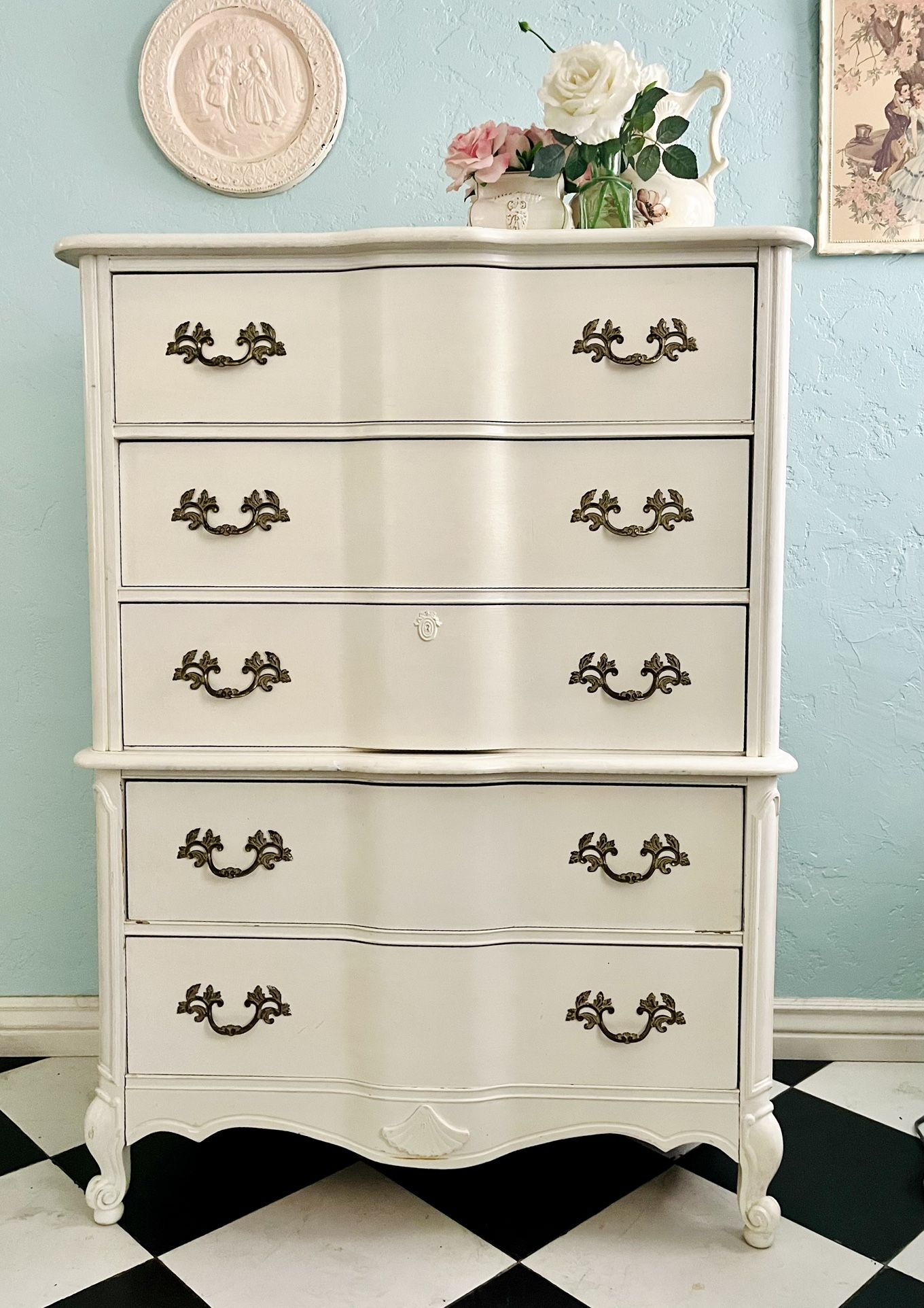 Provincial White Dresser