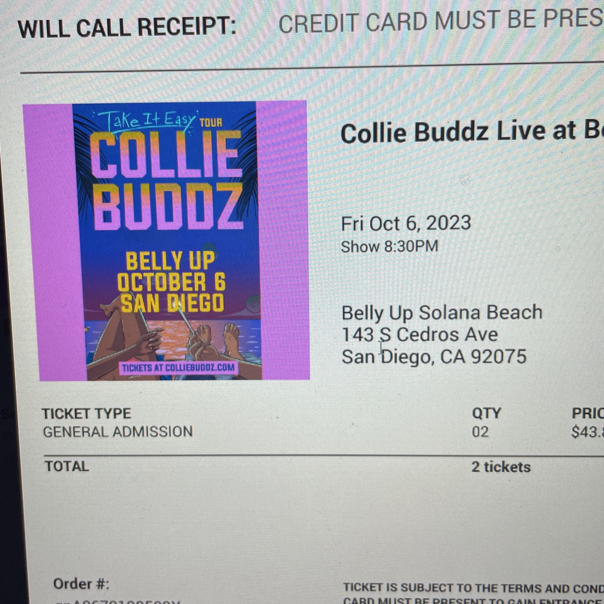 Collie Buddz Tickets