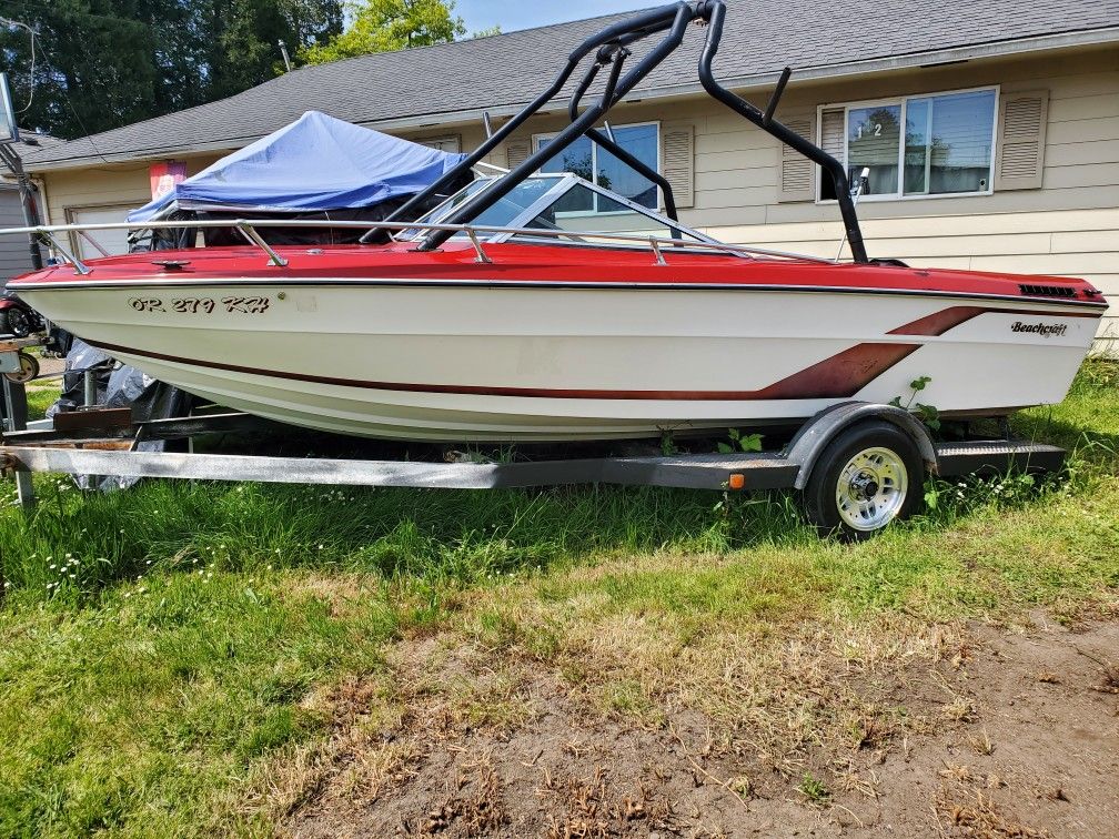 Beach Craft V8 Inboard Motor & Trailer