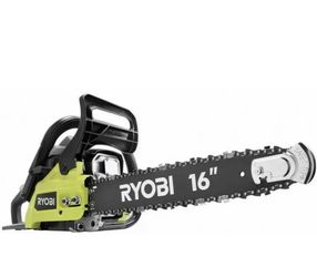 Ryobi Gas Hand Chainsaw, 16-Inch 37cc 2-Cycle Medium Size with Heavy Duty Case