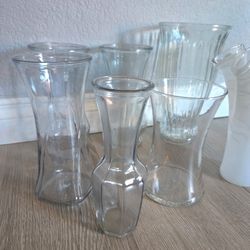 Clear Vases 