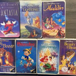 Disney VHS Tapes With Lion King Still In Wrapping
