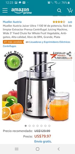 Extractor de jugos nueva en su caja.