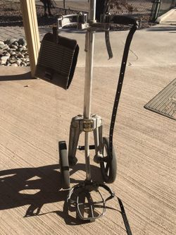 Big Wheel Aluminum pull golf cart $20