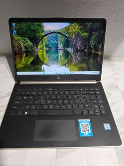 HP LAPTOP WINDOWS 11 PRO
INTEL CORE i3 8th gen
256GB NVME
8GB RAM
SCREEN SIZE 14
BATTERY 100%
WEBCAM
HDMI OUTPUT
TYPE C PORT THUNDERBOLT
NO ISSUES WHA