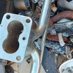 Vw Chrome Manifold With LG Base For Larger Carburetor