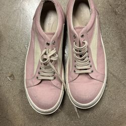Rick Owen’s Pink Vintage in Canvas sz 11 