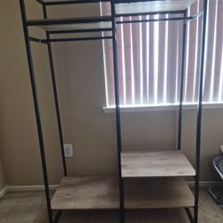 Garment Clothes Rack And Shelves