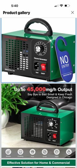 Ozone Generator 45,000 mg/h