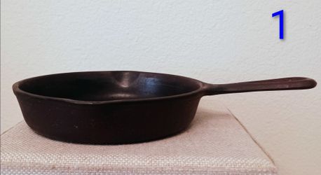 Vintage Wagner Ware Cast Iron Skillets • Three Available