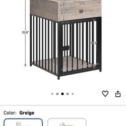 Dog Crate Side Table