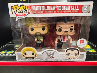 $40 obo - WWE Million Dollar Man Ted Dibiase & IRS 2-Pack Walgreens Exclusive Funko Pop!
