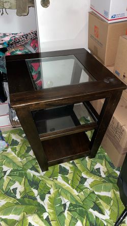 Square Coffee Table Solid Wood Coffee Brown