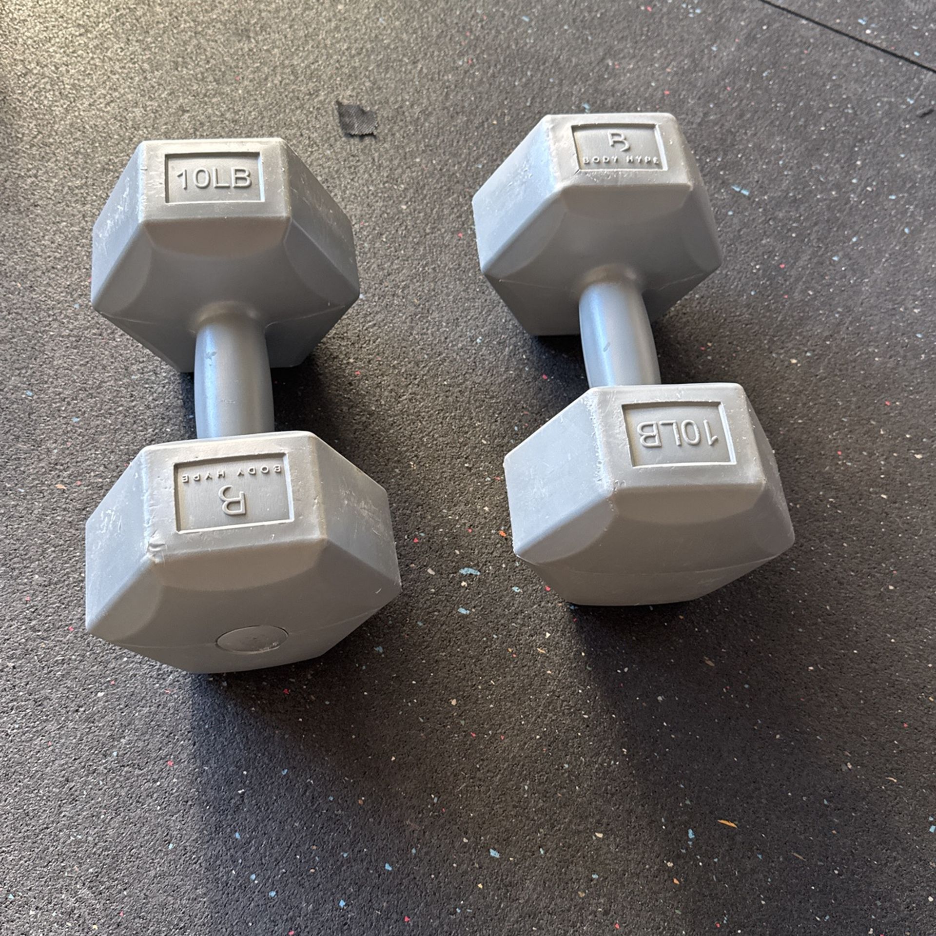 Plastic 10 Lb Dumbells