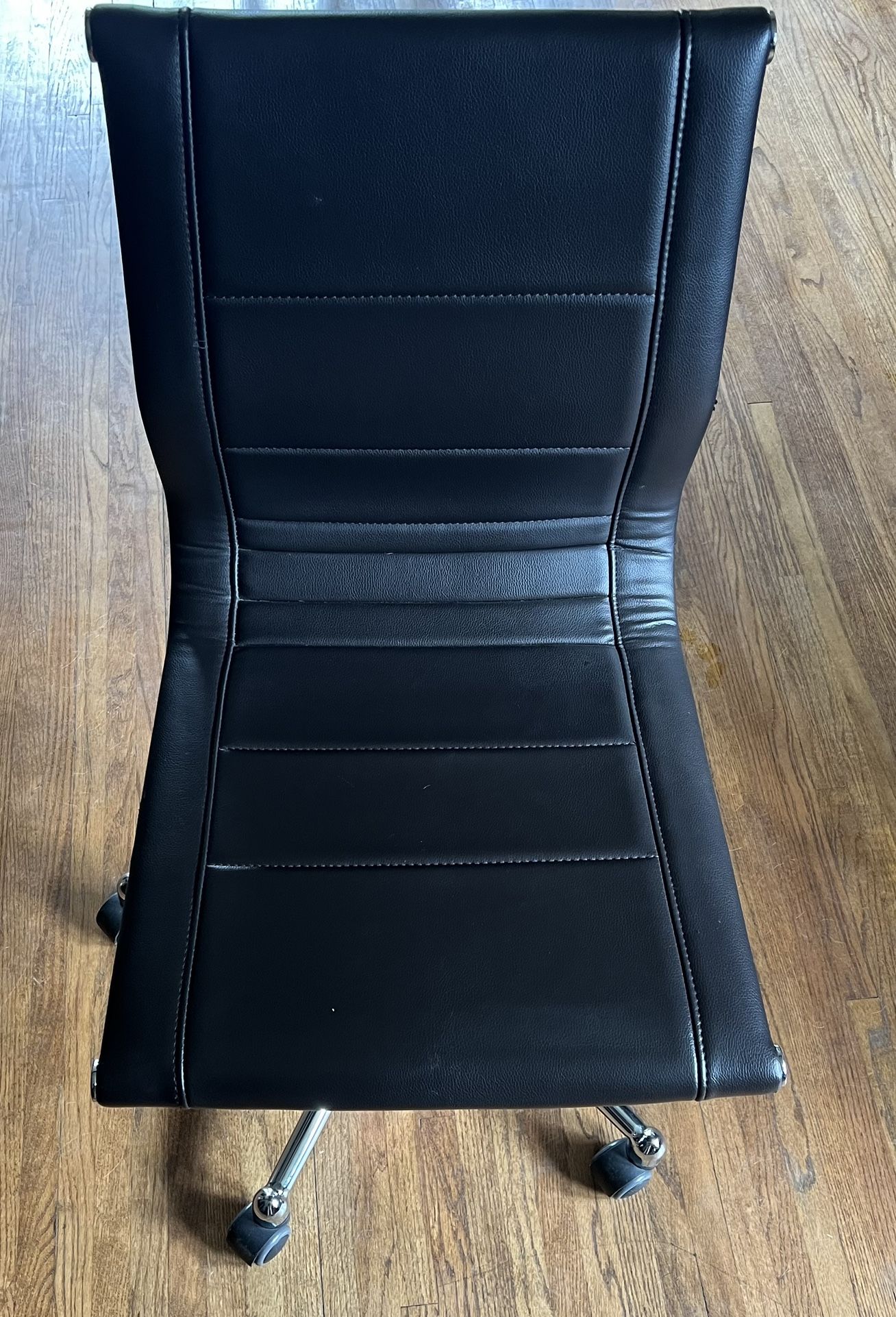 Espresso Brown Leather Office Chair