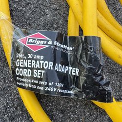 Generator Adapter Cord Set