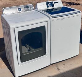 Samsung Washer and electric Dryer Set