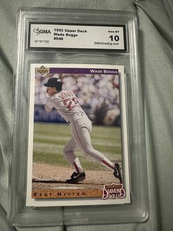 1992 Wade Boggs Upper Deck GMA 10 Baseball Card