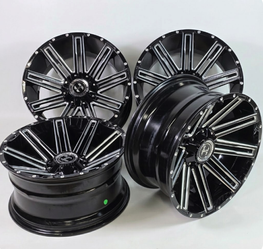 20x10 Hardcore Offroad Wheels Rims  - Fits Ram 1500 Jeep Wrangler