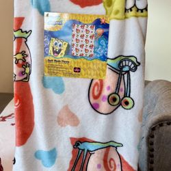 SpongeBob Square Pants Valentine’s Throw 