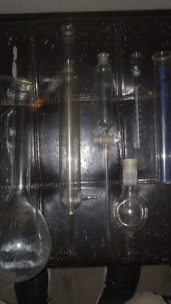 Glass Laboratory Glassware Set