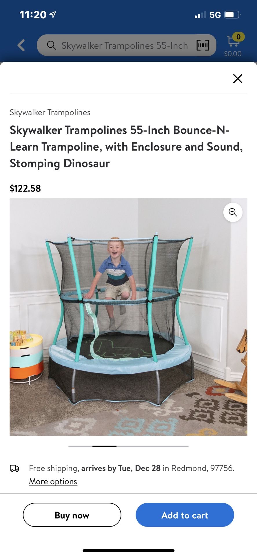 Skywalker Trampoline 55-inch