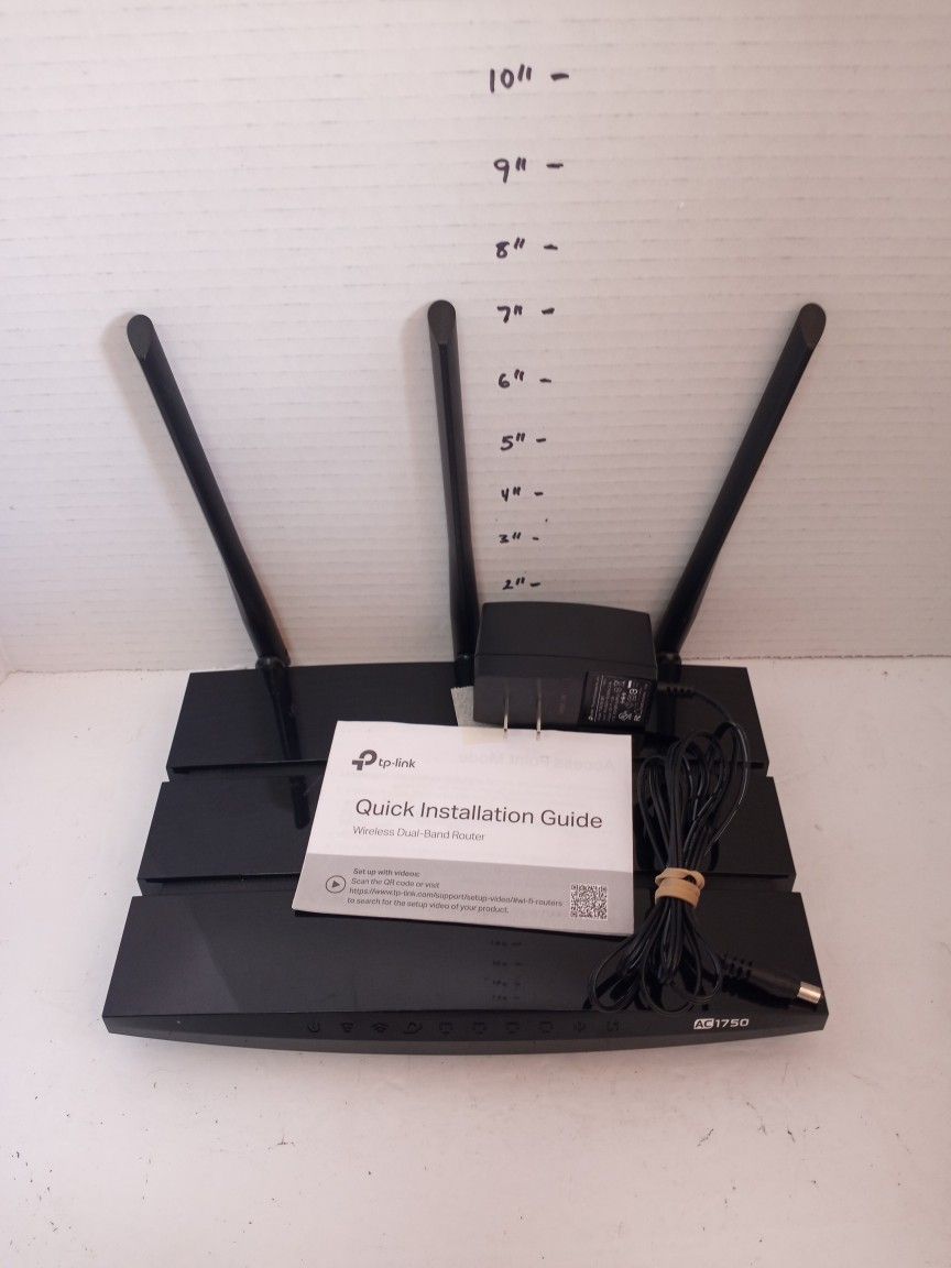 TP-LINK AC1750 Wireless Dual Band Gigabit Router Model Archer A7