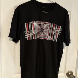 Tesla Men's Black and Red Graphic Tee