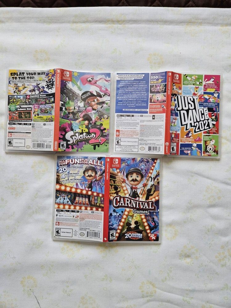 Nintendo Switch Video Games $15 Each 