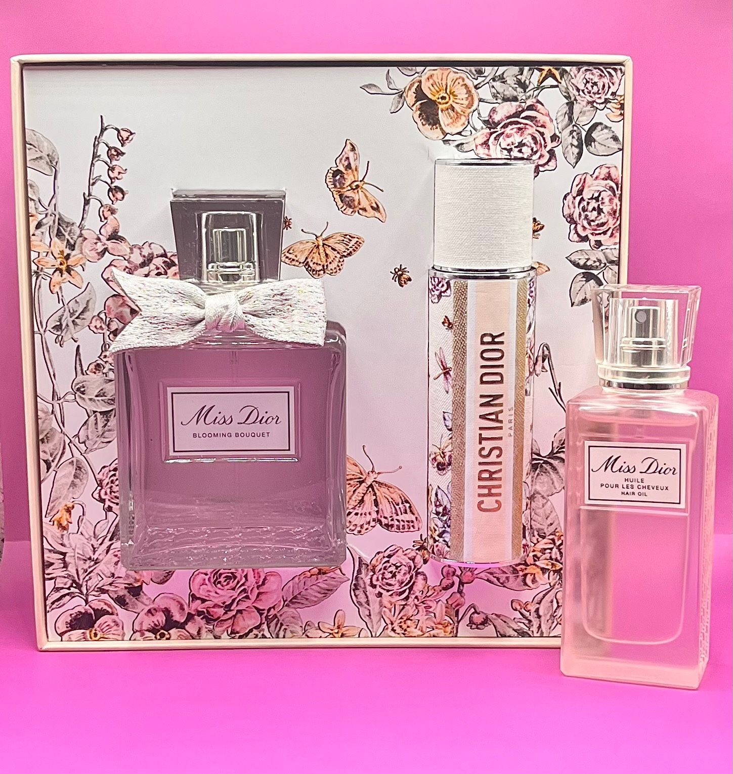 Miss Dior Blooming Bouquet Gift Set + Miss Dior Hair Oil