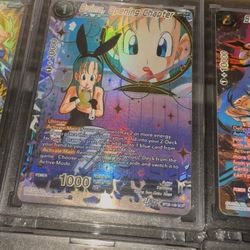 Bulma SCR Dragon Ball Super Card Game (read Description!!)