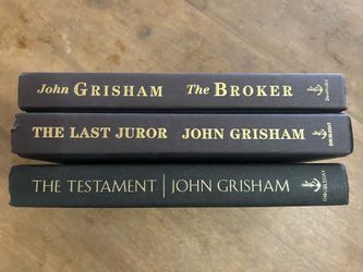 John Grisham - Lot of 3 Hardcover Books