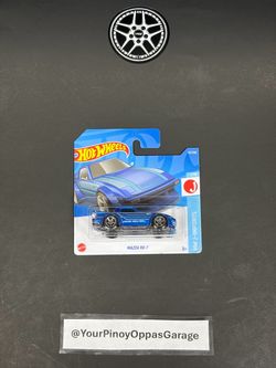 Hot Wheels - HW J-Imports #1/10 - Blue Mazda RX-7 (HCV76)
