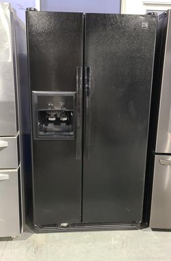 Kenmore Side By Side Black Fridge
