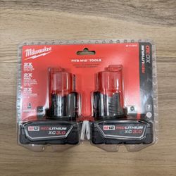 Milwaukee Fuel M11 (2)  Red Lithium XC30 Batteries *new*