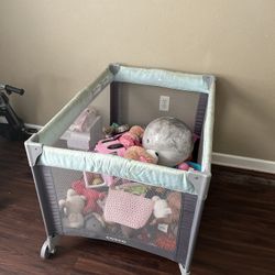 Play Pen With Toys
