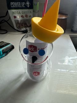 Jack in box sipper cup