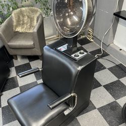 Salon Hair Dryer And Chair Combo