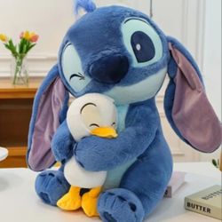 Stitch and duck plush