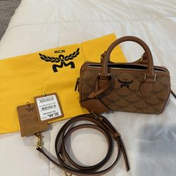 MCM Ella Mini Boston Bag 