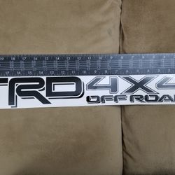 TRD 4x4 Offroad Vinyl Decal - Black Or White
