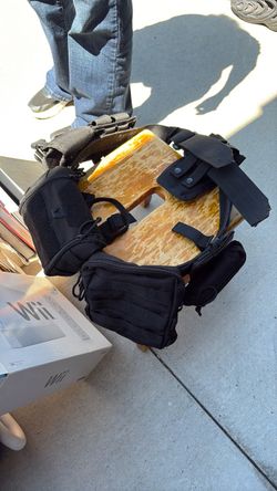 Black Tactical MOLLE Vest