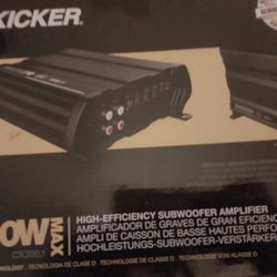 New Kicker Mono Amp