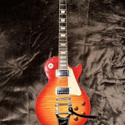 Epiphone Les Paul Standard PlusTop w/ Bigsby + Hard Case