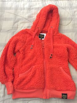 Orange Fleece Jacket