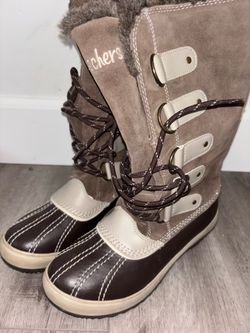 Sketchers fur boots