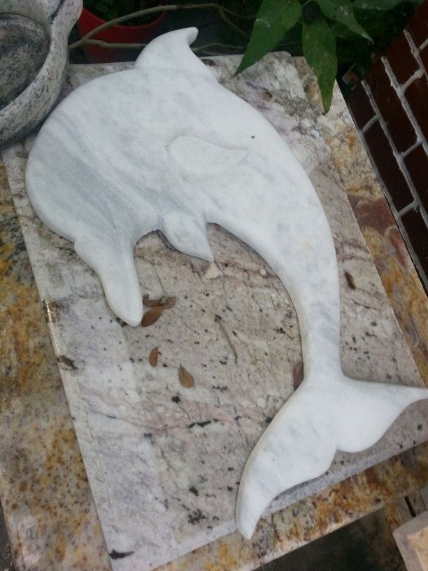 Marble dolphin